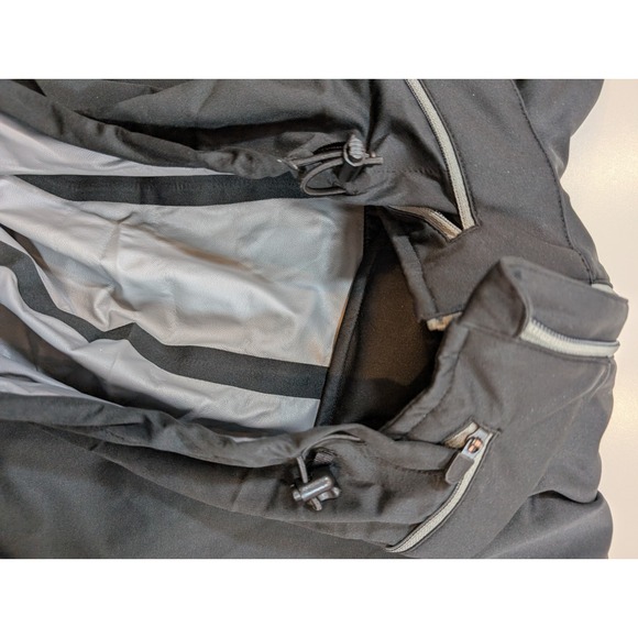 Masters Tech Mens LG Black Full Zip Golf Rain Jacket Stowable Augusta - Picture 10 of 13